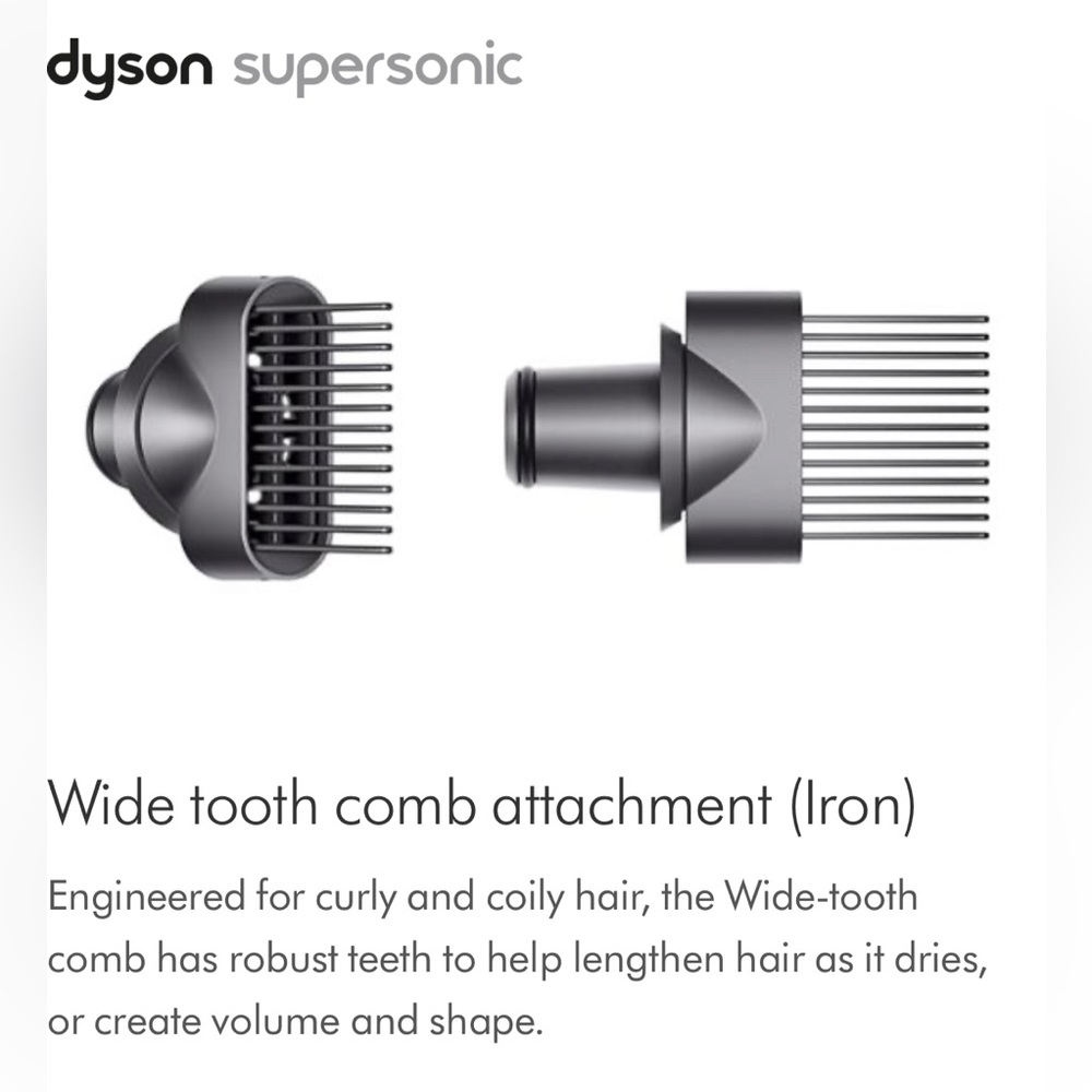 Dyson SuperSonic Wide-Tooth Comb Attachment